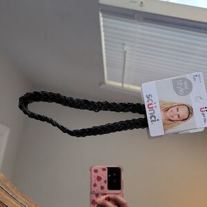 Scunci Black Braided Headband